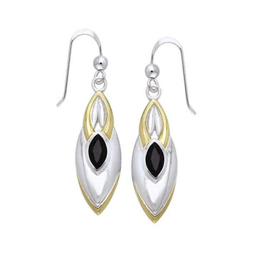 Blaque Black Spinel Earrings MER386 - Jewelry